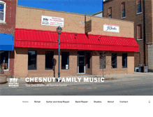 Tablet Screenshot of chesnutfamilymusic.com